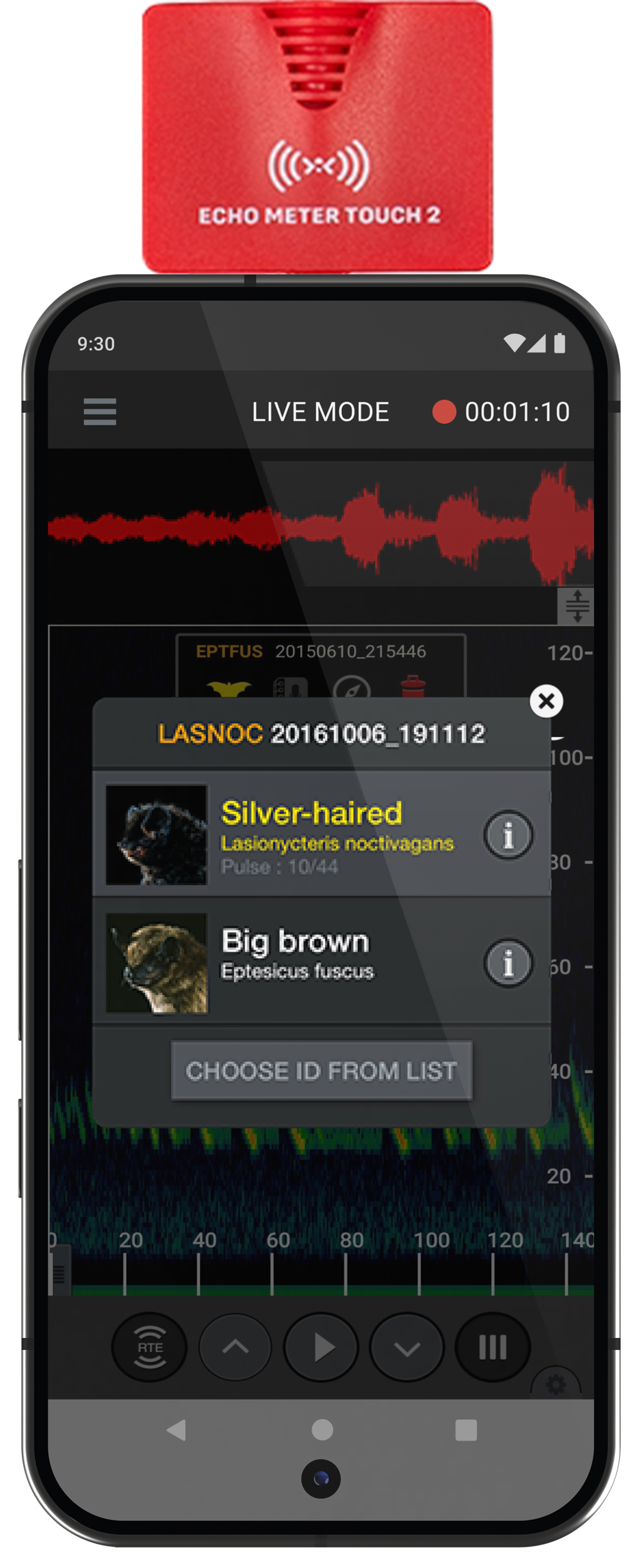 Echo Meter Touch 2 Handheld Bat Detector